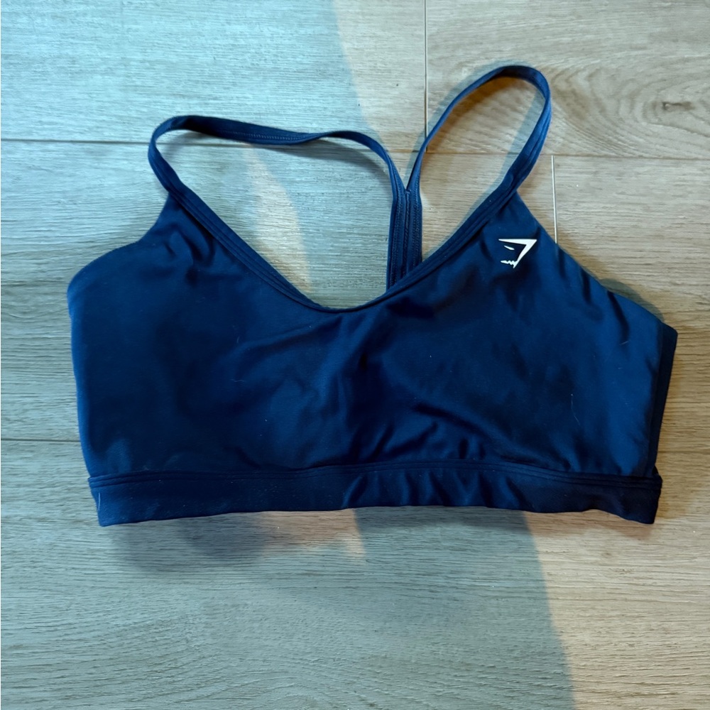 Gymshark Blue Racerback Sports Bra